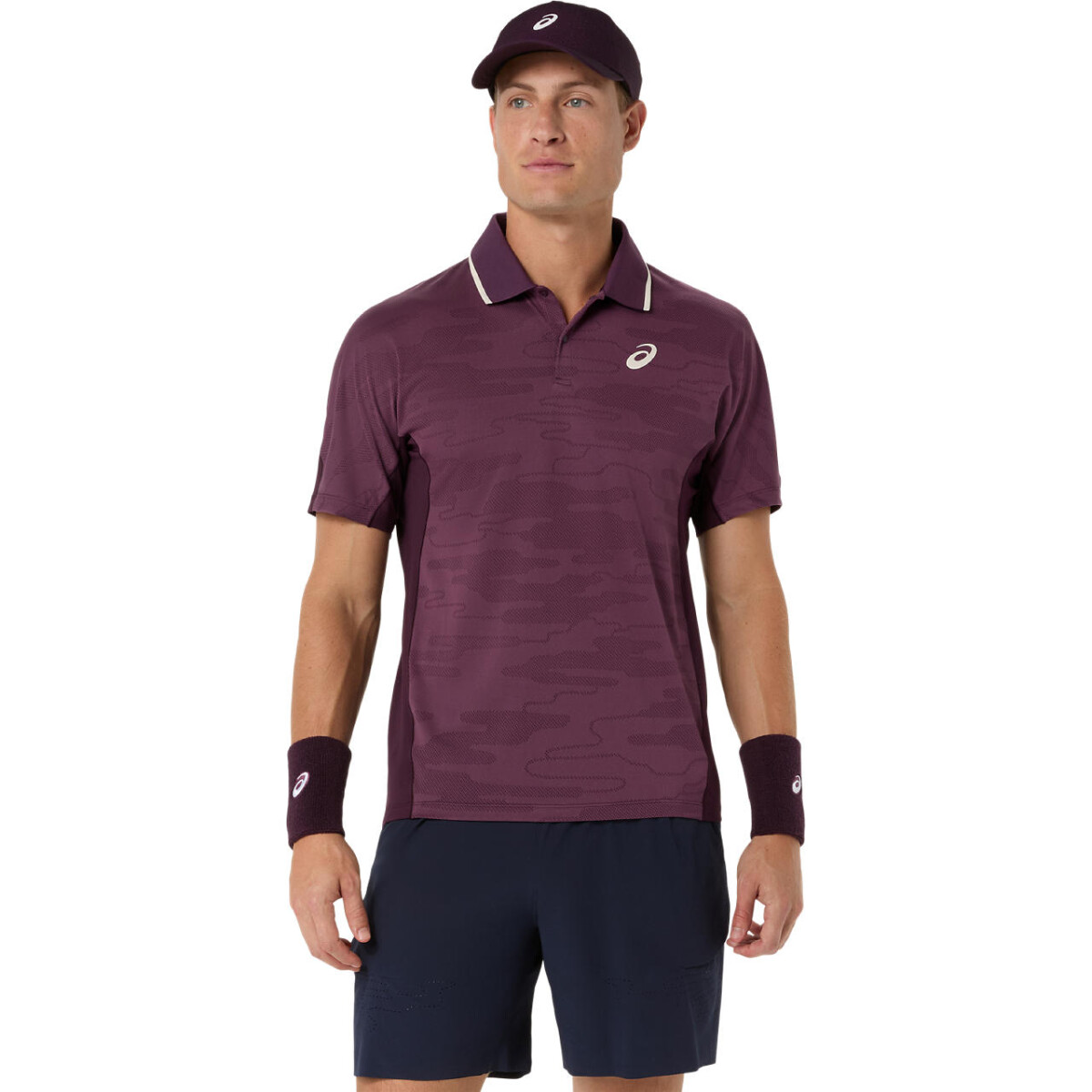 Polos Tenis Match Jacquard Polo SS Top Hombre 