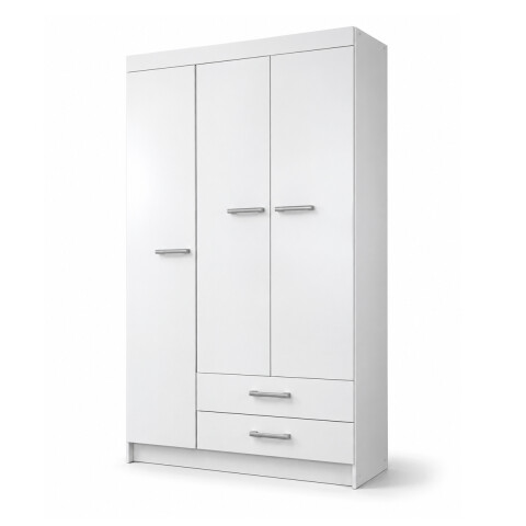 Ropero ARMADO 3 Puertas 2 Cajones 7 Estantes ZONA METROPOLITANA Color Blanco Ropero Armado 3 Puertas 2 Cajones 7 Estantes Zona Metropolitana Color Blanco