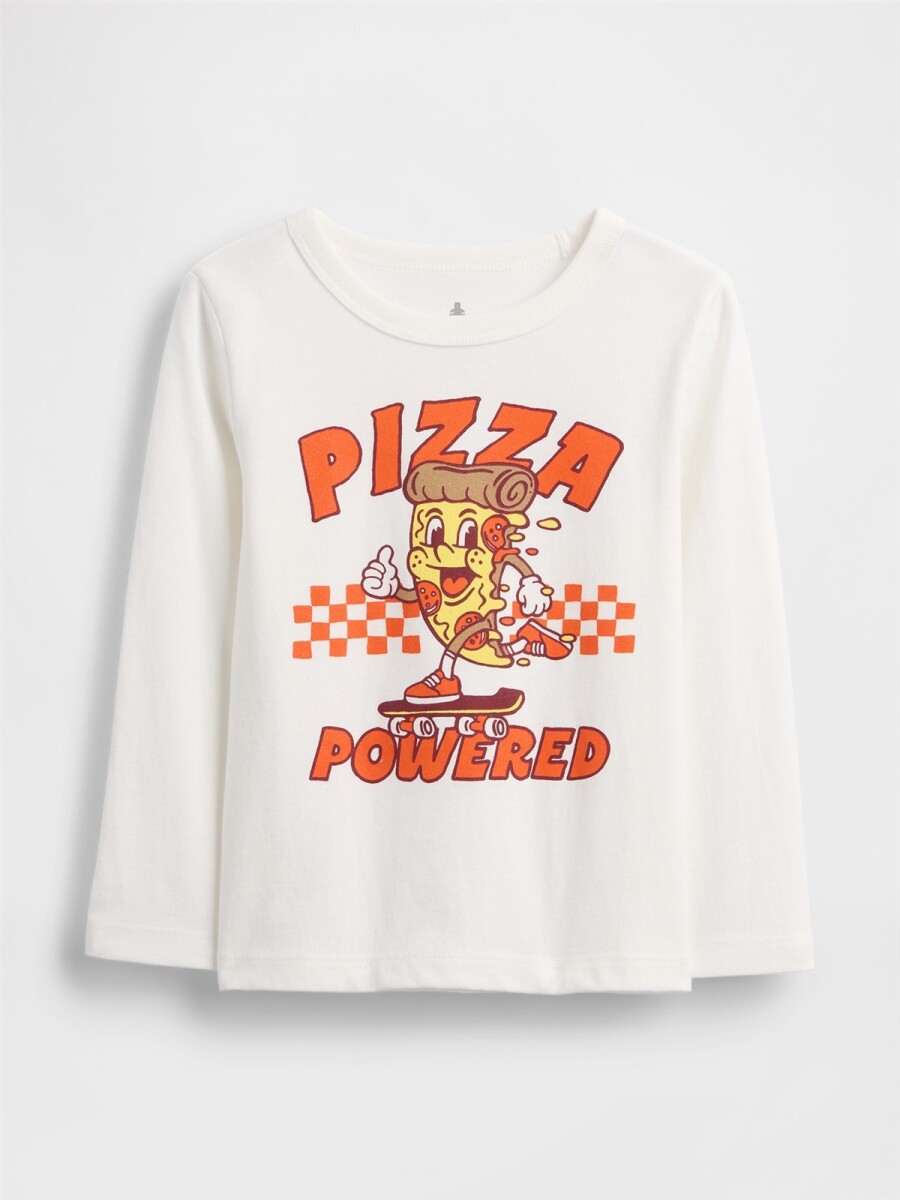 Remera Gráfico Toddler Niño - Opt1 New Off White 