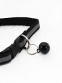 COLLAR CAT CAMPANA REFLEX NEGRO