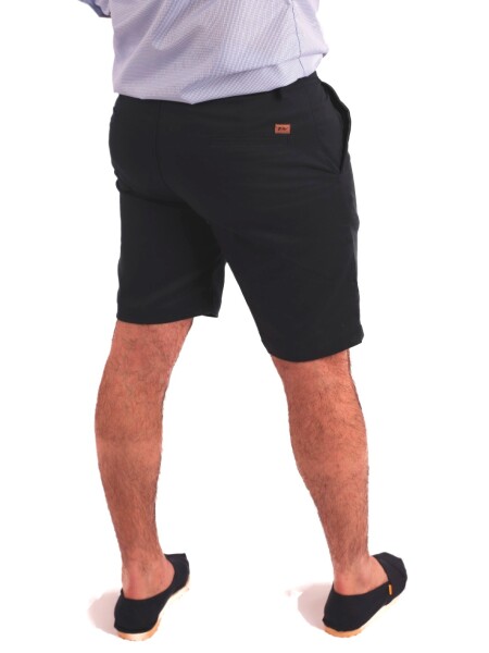 Bermuda Vestir Caballero Negra