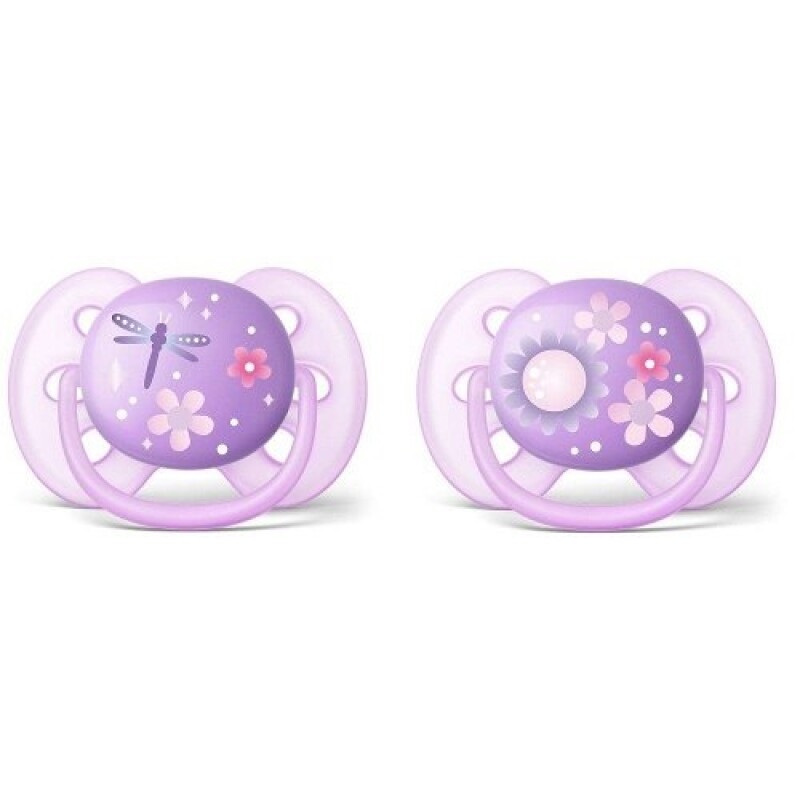 Chupete Avent Soft Purple Firefly 6 A 18m 2 Uds. Chupete Avent Soft Purple Firefly 6 A 18m 2 Uds.