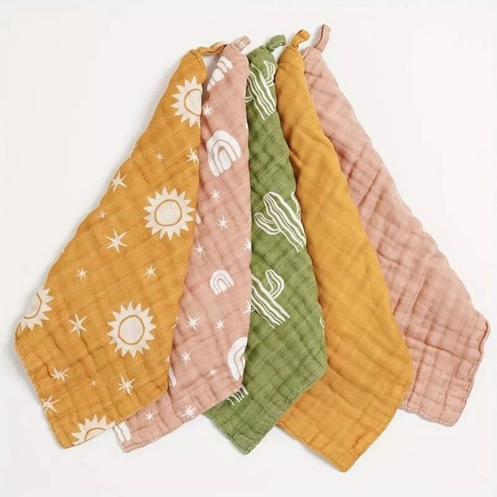Set babitas muselina QUO forest verde rosa