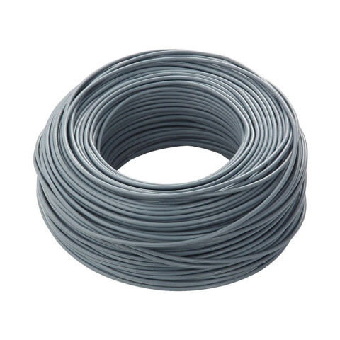 Cable bajo plástico gris 2x6mm² - Rollo 100 mts. N04310