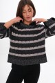Sweater Serena Negro/Gris