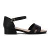 Sandalias Comfortflex Taco 4cm Negro