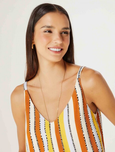 MUSCULOSA ESTAMPADA DE BRETEL FINO MULTICOLOR