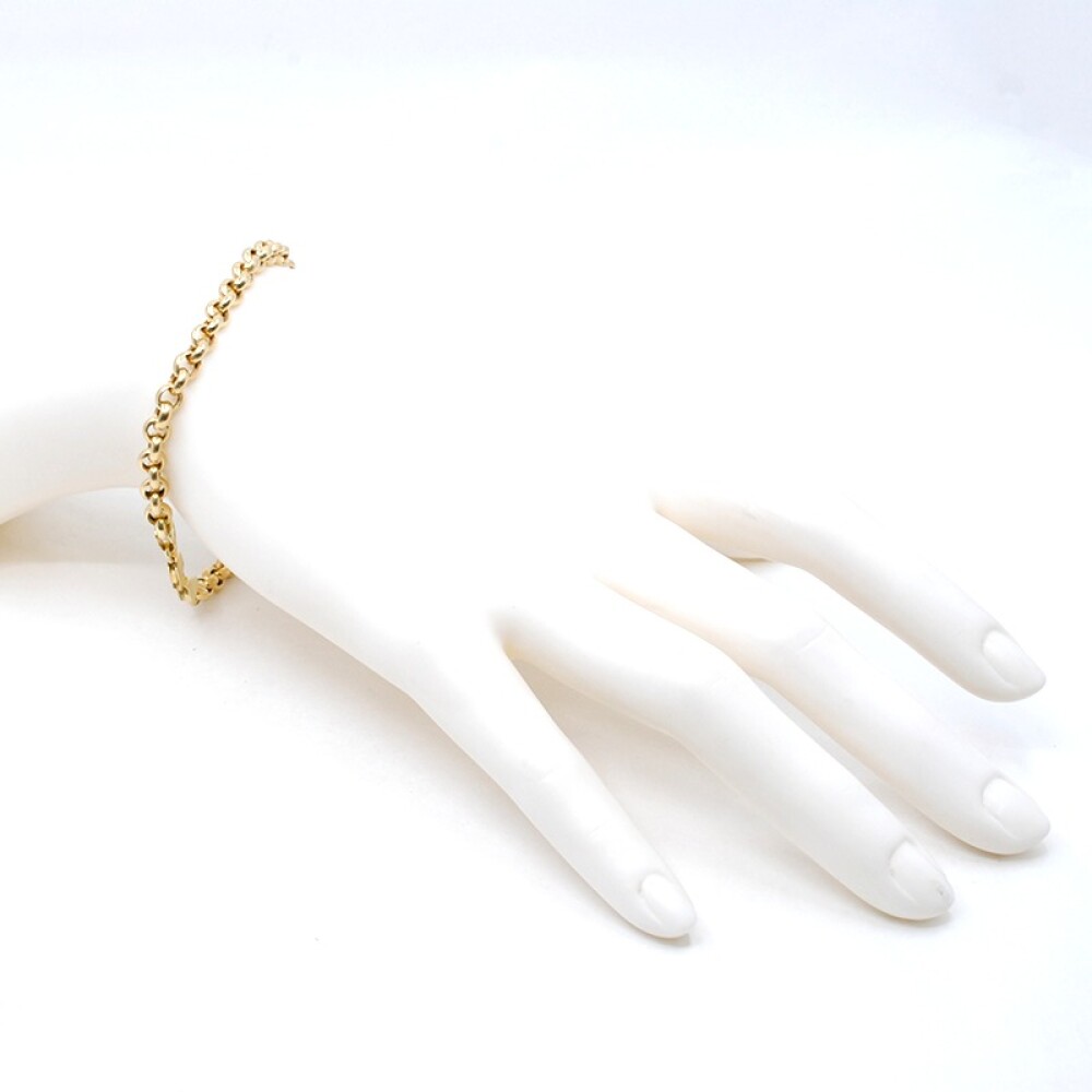 Pulsera rolo en oro 18k amarillo Pulsera rolo en oro 18k amarillo