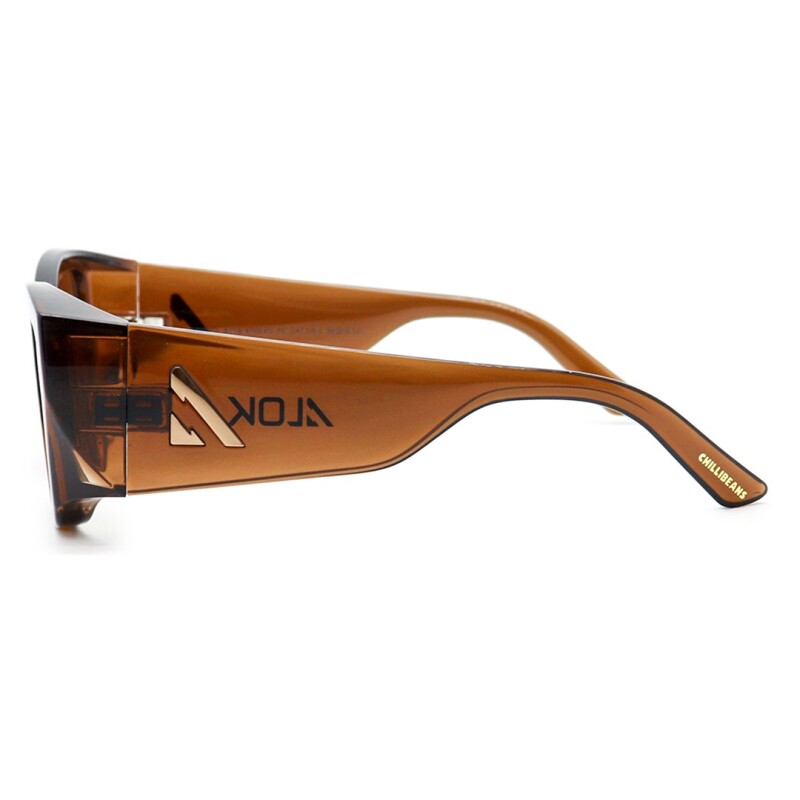 Lentes de Sol Chilli Beans Alok Unisex Marrón Claro