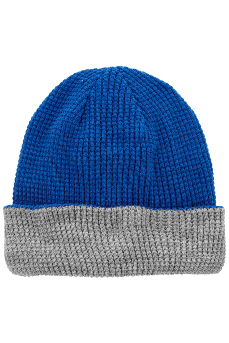 Gorro de lana, reversible. Talles 0/9M-12/24M Sin color