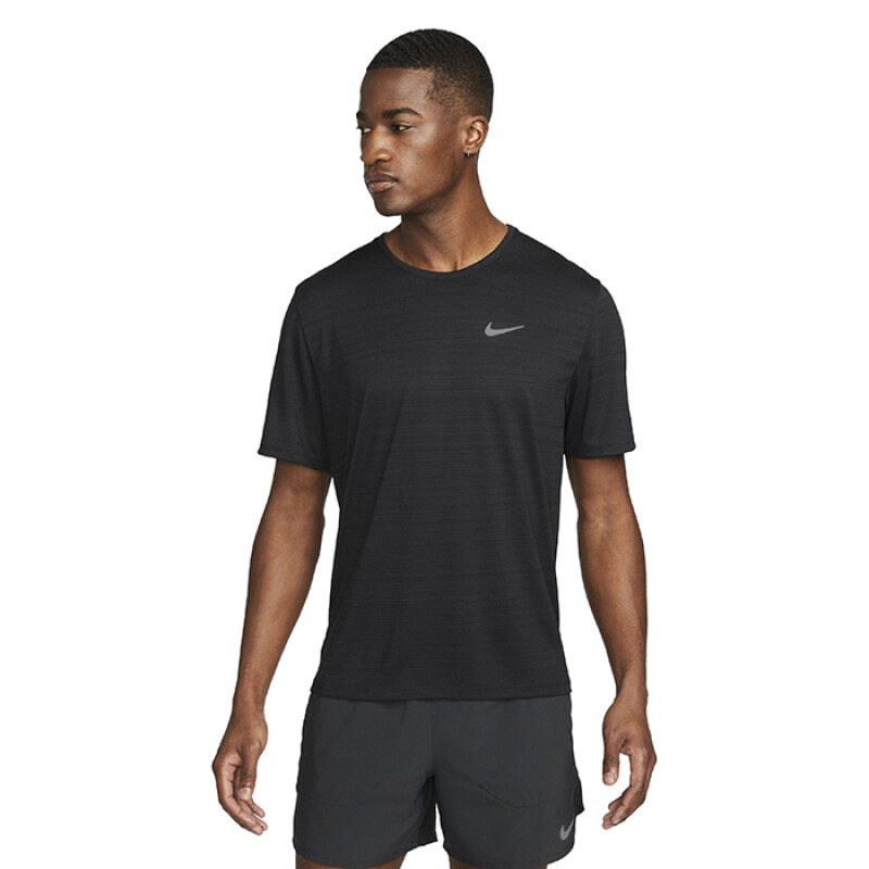 Remera Nike Dri-fit Miler de Hombre - CU5992-010 Negro