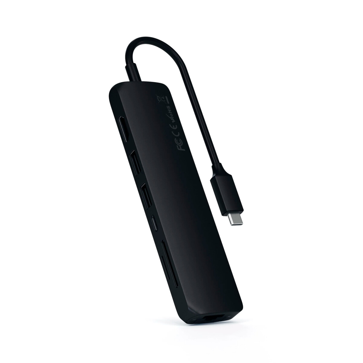 SATECHI HUB 7en1 USB-C Slim Ethernet - Black 