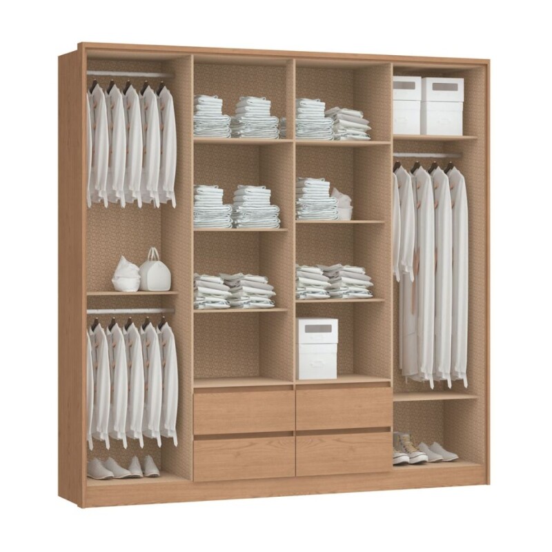 Ropero Astor 4 Puertas 4 Cajones Angelin Ropero Astor 4 Puertas 4 Cajones Angelin