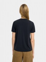 Camiseta Básica Cuello Pico gris