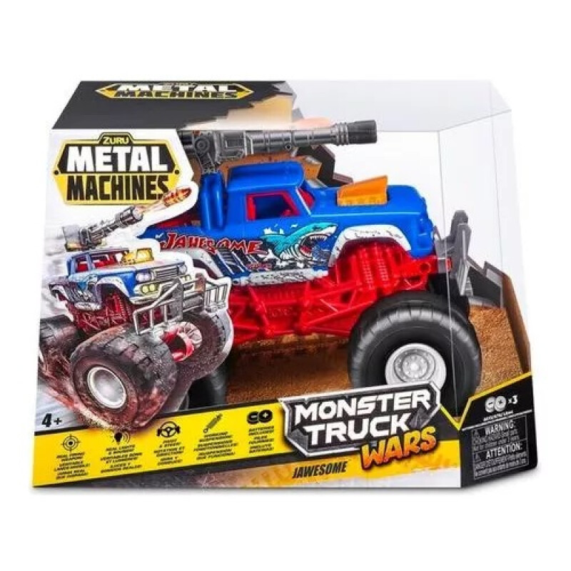 Camión Monster Truck Metal Machines Luces Sonido Personaje Monster Truck Wars Camión Monster Truck Metal Machines Luces Sonido Personaje Monster Truck Wars