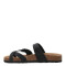 Sandalias de Mujer Freeway Casual Cork 03 Negro (Cuero Graso)