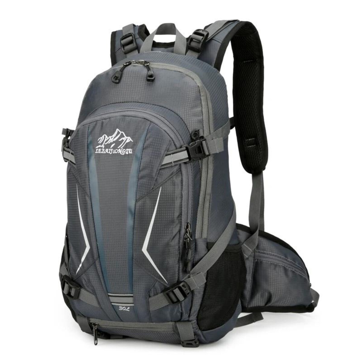 Mochila de trekking 30 lts - Gris 