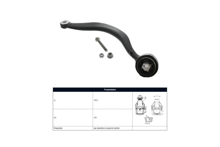 Brazo De Suspensión Del BMW X5 D (E53)/X5I (E53) 99-05 Izq Brazo De Suspensión Del BMW X5 D (E53)/X5I (E53) 99-05 Izq