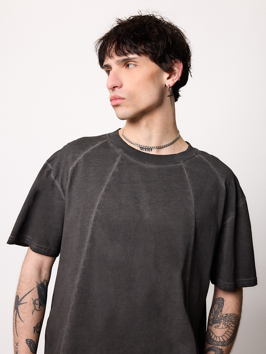T-SHIRT M/C RILOK DIXIE Gris Oscuro