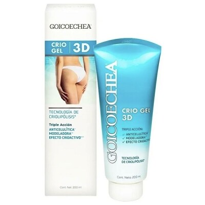 Crema Goicoechea Anticelulítis Crio Gel 3d 200 Ml. Crema Goicoechea Anticelulítis Crio Gel 3d 200 Ml.