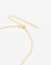 Collares Cortos Metal Collar Corto Chapón Metal - Dorado