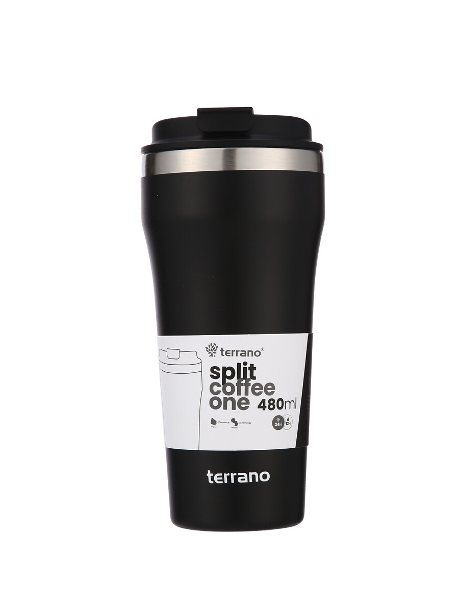 Vaso Térmico Café Split 480mL. - Negro 