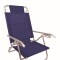Reposera Baja en aluminio c/posiciones Baño de Sol Clasic AZUL