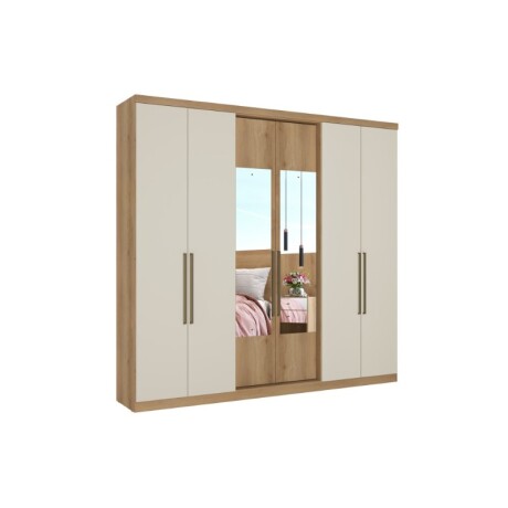 ROPERO PASSIONE 6 PUERTAS CAPUCCINO OFF WHITE GL. ROPERO PASSIONE 6 PUERTAS CAPUCCINO OFF WHITE GL.