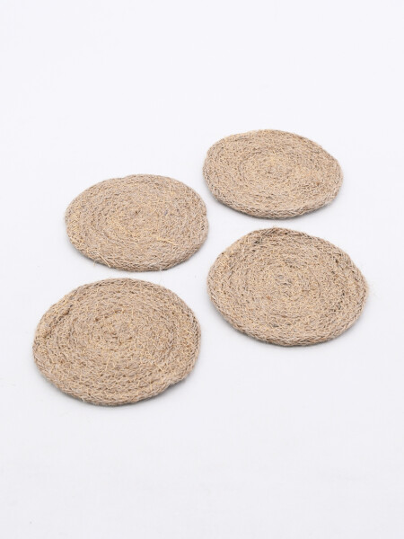 POSAVASOS SET x 4 NATURAL