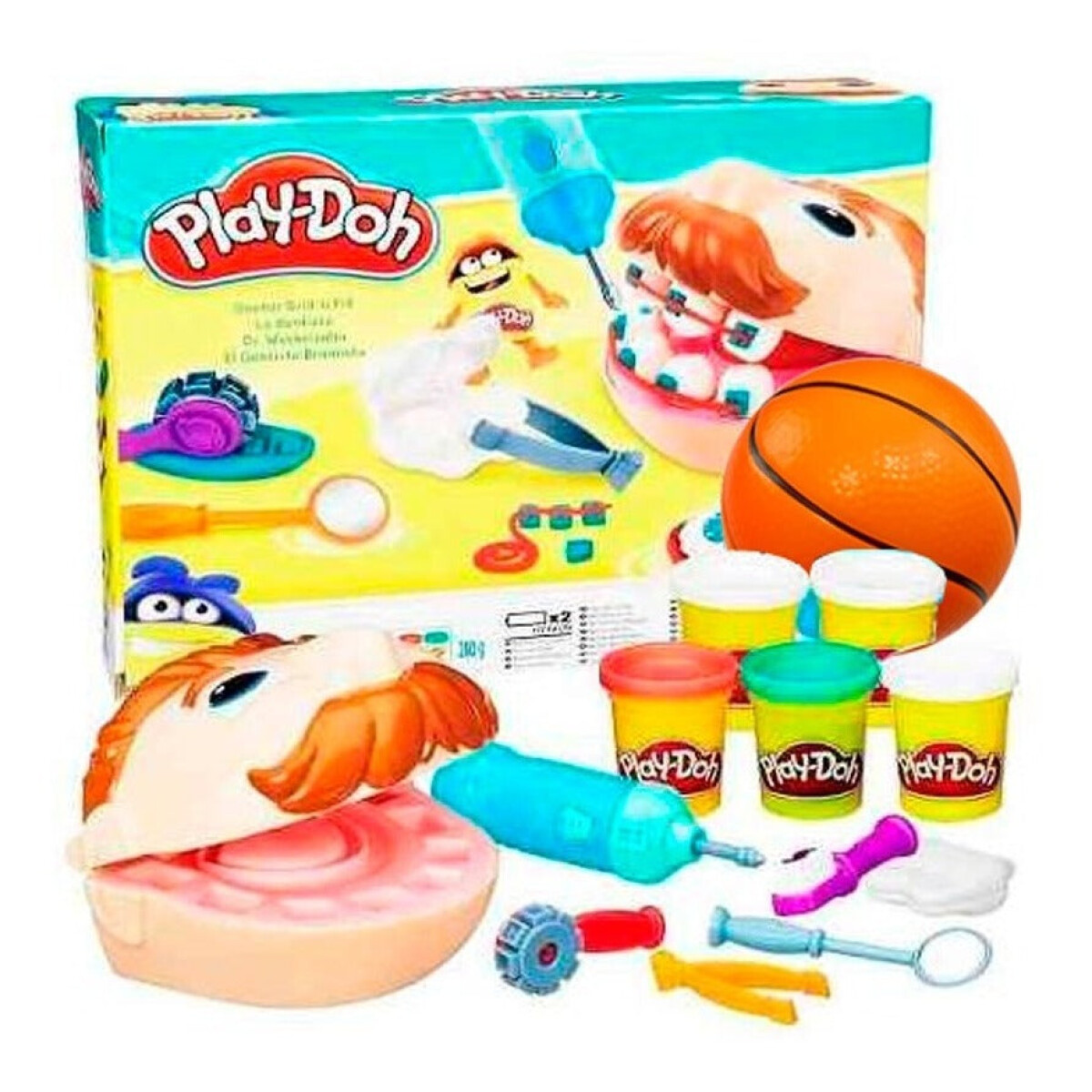 Set Play Doh Dentista Bromista Hasbro + Pelota Regalo 