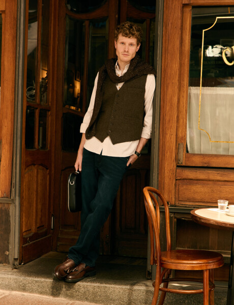 080563 PANTALON HARRY Azul Oscuro