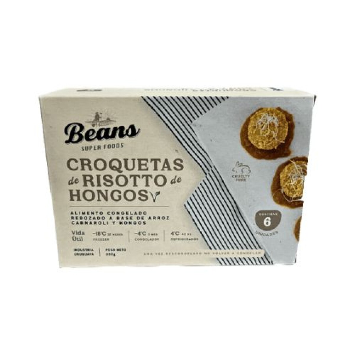 Croqueta Risotto de Hongos Beans - 6 uds. 