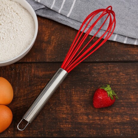 Batidor silicona mango inox Batidor silicona mango inox