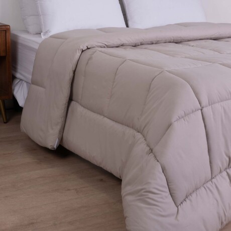 ACOLCHADO 2 PLAZAS ALGODON BLANCO PLUMI PERLA