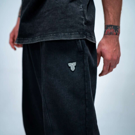 Pantalón Largo Lines de Hombre Negro