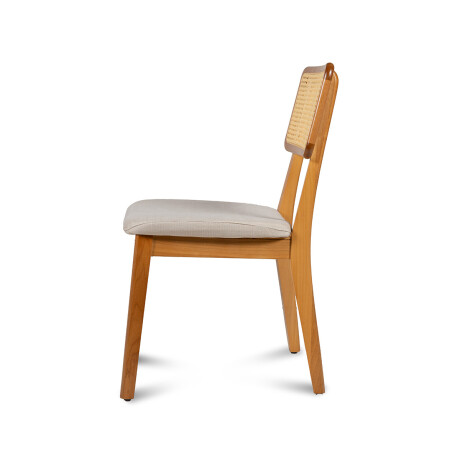 Silla Classic - Tela Rústica con tejido Beige
