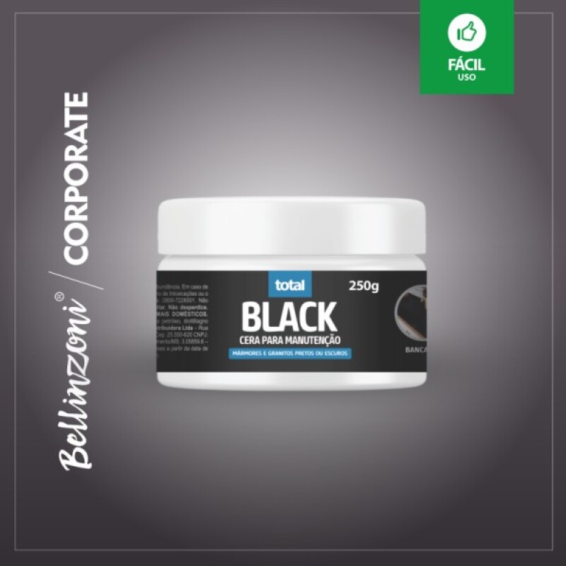 Cera Total Black 250 g Bellinzoni Cera Total Black 250 g Bellinzoni