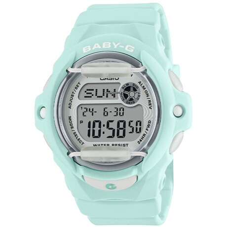 Reloj Digital Multifunción Casio Baby-G BG-169R Super Resistente Celeste