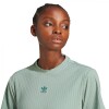 Remera Essentials Acanalado Ancho de Mujer Multicolor