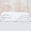 Manta Cloque Blanco