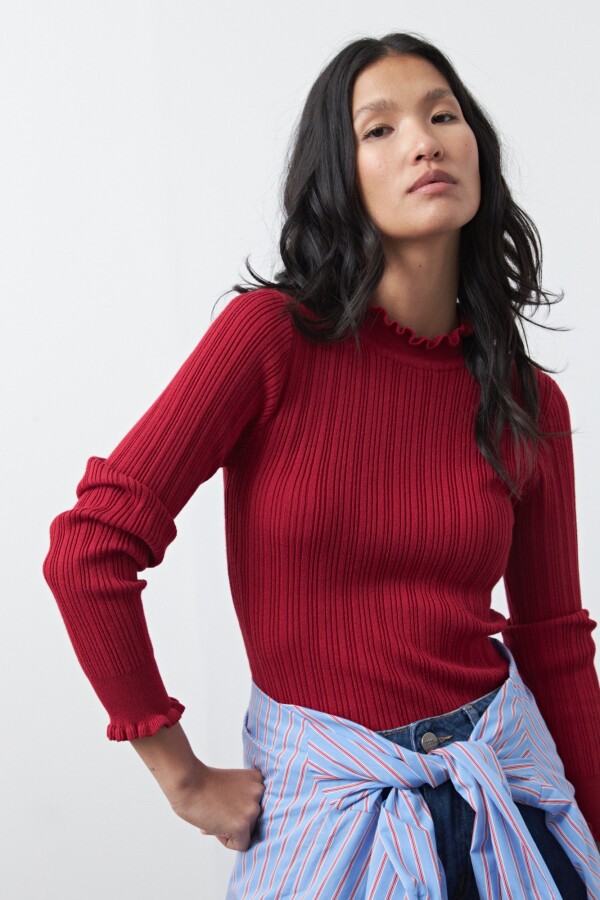 POLERA BETANIA Rojo