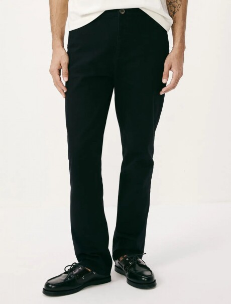 PANTALÓN ESTILO CHINO RECTO NEGRO