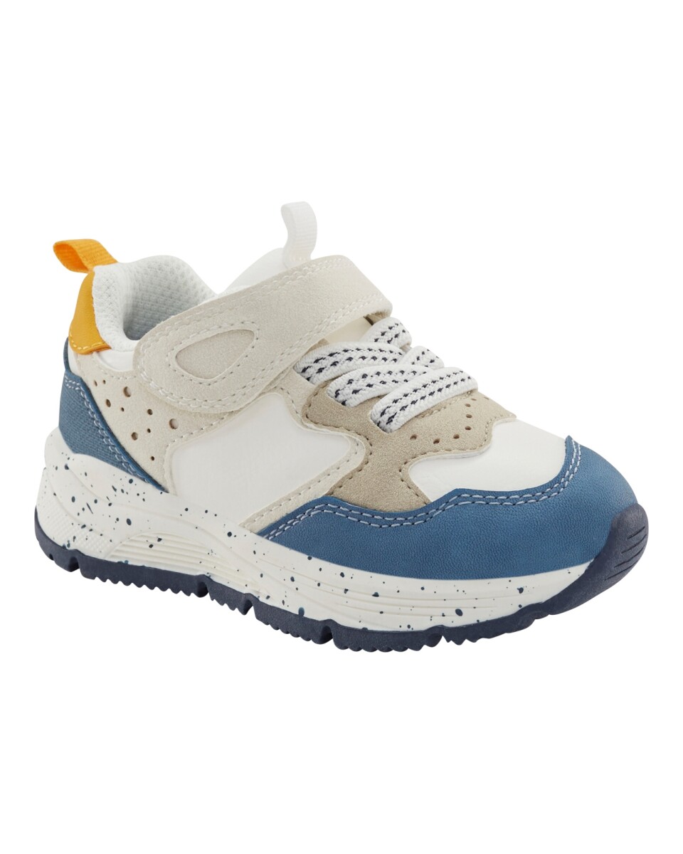 Championes casuales, diseño colorblock 
