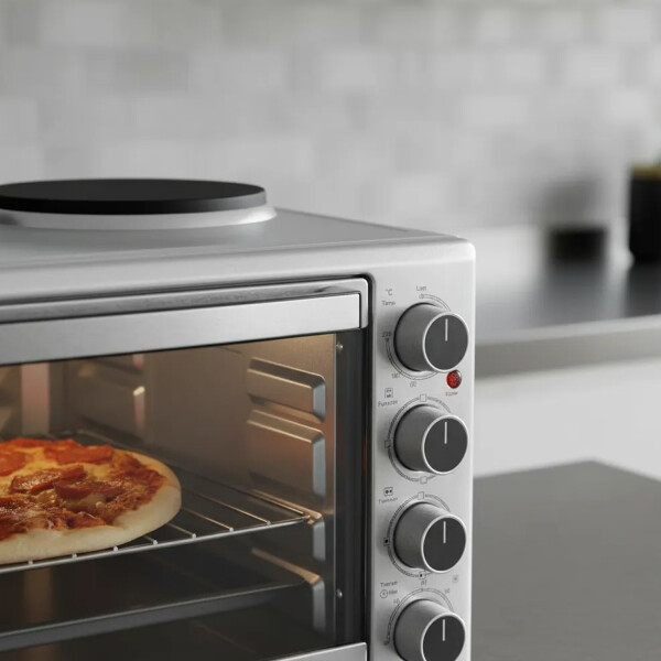 Horno De Mesa Electrico Punktal 36 L Con 2 Discos HORNO ELECTRICO PUNKTAL PK-36 INOX