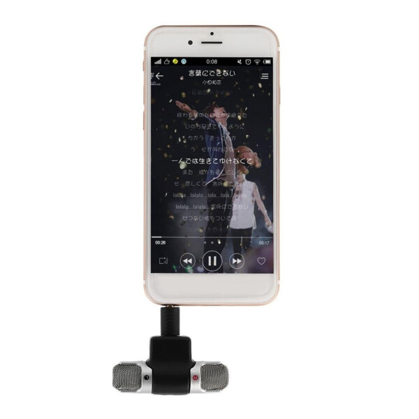 Mini Micrófono Stereo Jack 3.5 Mm Para Celular Profesional Mini Micrófono Stereo Jack 3.5 Mm Para Celular Profesional