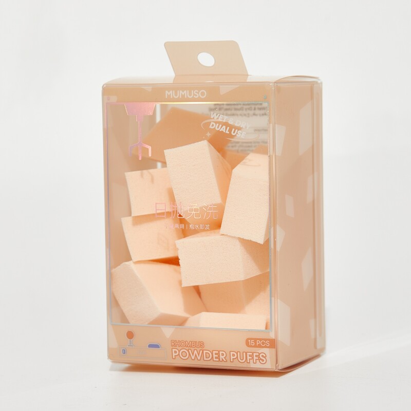 SET ESPONJAS DE MAQUILLAJE CON FORMA DE ROMBO (15 UDS) SET ESPONJAS DE MAQUILLAJE CON FORMA DE ROMBO (15 UDS)