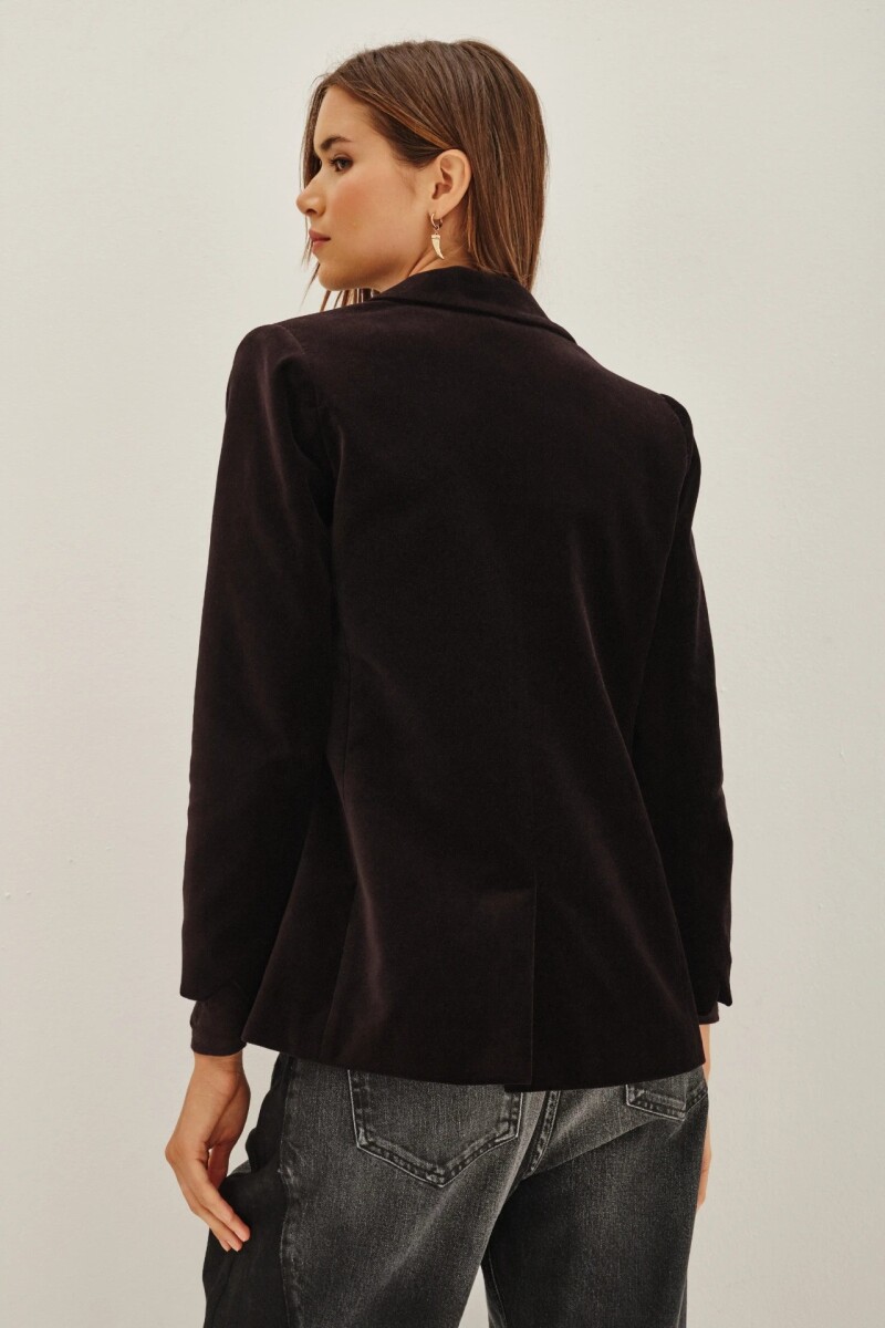 Saco Taylor Velvet Negro