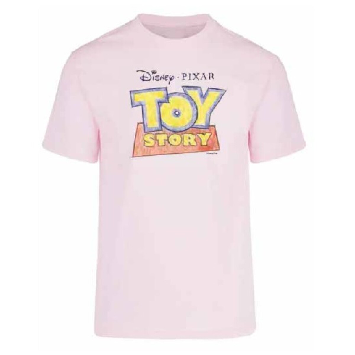 Camiseta Remera a la Base Toy Story Sketch - ROSA 