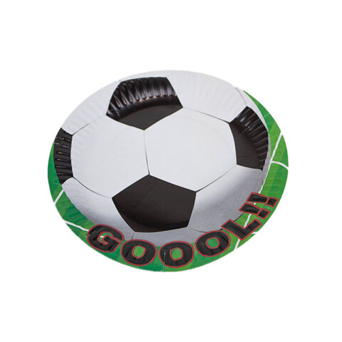 Plato Descartable Futbol x10 Plato Descartable Futbol x10