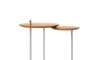 Mesa de arrime - Doble side - Linea Manhattan Marron/Marron